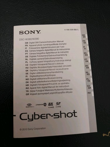 Manuale per sony - manuale, cyber