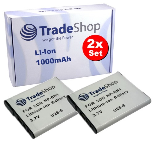 Batteria 1ah per sony - 2x,